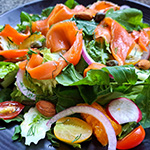 smoked salmon salad